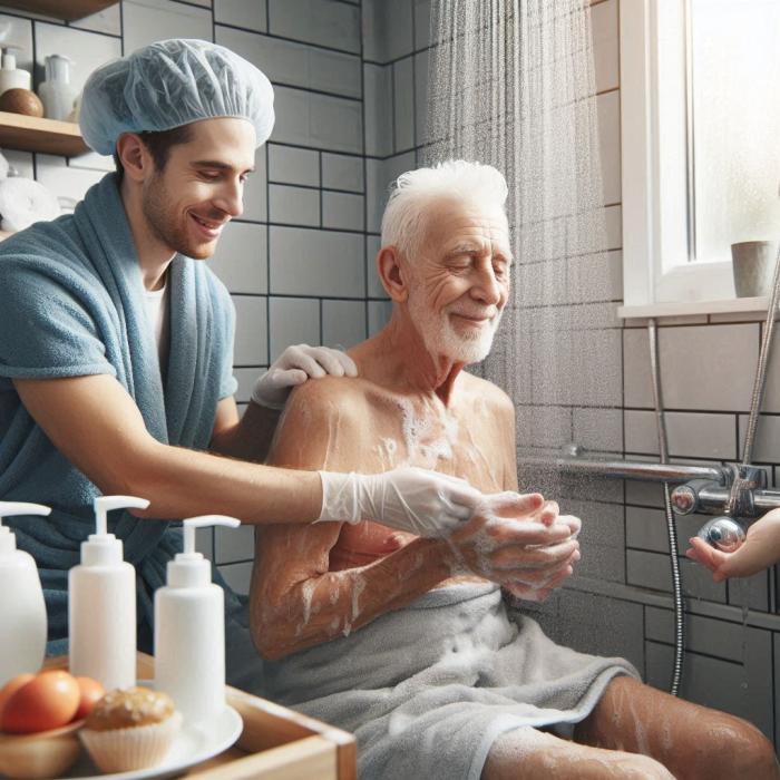 Demência e não quer tomar banho!! Dicas: